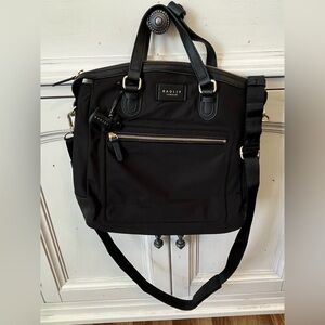 Radley London Black Nylon Convertible Backpack Excellent Condition